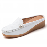 Naiste Pooltossud Vabaajajalatsid L&auml;bil&otilde;ikega Daami Pool Loafers PU Nahast Lamedad Mokassiinid Naiste Luksusbr&auml;nd Zapatillas Mujer 35 valge