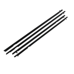 4 tk akna kummitihend Honda Civic 2006-2011 jaoks Ilmastikukindel tihend K&uuml;ljeakna kummitihendi asendamine 72410-SNA-A01 2006-2011 black