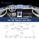 Volkswagen Tiguan L Pro VW 2024 2025 jaoks TPU kaitsekile L&auml;bipaistev Sisekeskkonsooli k&auml;igukangi paneeli kriimustusvastased tarvikud for Tiguan L Pro
