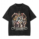 &Uuml;lemvalitseja Ainz Ooal Gown & P&otilde;randavahid Anime Graafika Unisex Paks Puuvillane Vintage Must Streetwear T-s&auml;rk S