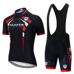KUOTA Rattas&auml;rgid Meestele Suvine L&uuml;hikeste Varrukatega Rattas&auml;rgi Komplekt MTB Maillot Ropa Ciclismo Rattariided Hingav Rattas&otilde;iduriided Asian size-M black