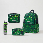 Smiggle Laste seljakott Suure mahutavusega koolikott &otilde;pilastele V&auml;litingimusteks Vabaaja Black dragon wallet