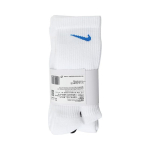 NIKE meeste ja naiste sokid, higi juhtivad hingavad spordisokid, poolpikkusega sokid, kolm paari pakis SX6888-938 Valge M white