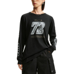 Nike Mugav pikkade varrukatega &uuml;mmarguse kaelusega T-s&auml;rk Naiste topid IM6403-010 XS black