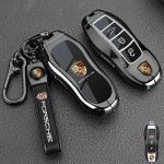 Metallist auto v&otilde;tmehoidja kate Hoidja Kaitse V&otilde;tmekott Porsche Panamera Carman Macann Bobst Cayenne 911 981 991 970 9969 Kleebis CVE1 gray