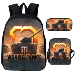 3 tk komplekt M&auml;ng Anime War Thunder Koolikotid V&otilde;itluspaagid Prinditud Seljakotid Kooli Teismelised T&uuml;drukud Poisid World of Tanks Seljakott