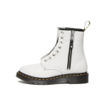 dr. Martens 1460 Kahekordse T&otilde;mblukuga Nahast Paeltega Saapad 'Valge' Naiste 27624100 36 valge