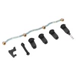 Sisselasketorustiku keerisklappide komplekt 55210201 Sobib Vauxhall Astra H/Signum/Vectra C/Zafira B jaoks black