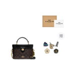 COACH Kay 20 Crossbody kott V&auml;ike Pruun/Must 78277-IMAA8 One Size 5 beige
