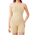 &Otilde;mblusteta Strapless Traksidega Kehakujundaja Bodysuit K&otilde;hukontrolli ja Tuharat&otilde;stmisega Aluspesu S must