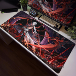 Genshin Impact Arlecchino Hiirematt Libisemisvastane S&uuml;learvuti M&auml;ngutarvikud Vaip Suured Kummist Lauamatid Arvutim&auml;ngija Klaviatuurimatt 50cmx100cm