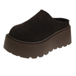 8cm Moodsad Paksude Kontsadega Balleriinad Naiste Mules Kingad Uued Suvised Platvorm-Sussid Naiste Sandaalid Slingback Vabaaja Kingad Naistele 38 black