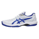 ASICS GEL GAME FF Hingav S&uuml;nteetiline Nahk Toetav Madalad Tennisejalatsid Meeste Valge Sinine 1041A489-103 44.5 valge