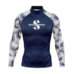 SCUBAPRO Meeste UPF 50 Pikkade Varrukatega Rash Guard Ujumine Sukeldumine Surfing UV Kaitse Spordis&auml;rk L
