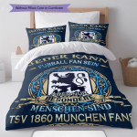 TSV 1860 Voodipesu Tekikomplekt Tekikott Padjap&uuml;&uuml;r Kodukaunistus S&uuml;nnip&auml;evakingitus (1 * tekikott + 2 * padjap&uuml;&uuml;ri, ilma s&uuml;damikuta) 135x200cm gray