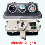K&otilde;rgusm&otilde;&otilde;tja Kallutusm&otilde;&otilde;tja Keskekraan Mitsubishi Pajero Montero MK2 V31 V32 V33 V43 jaoks Vice Control Instrument Altitude gauge B