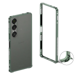 Moodne alumiiniumist metallraamiga kaitseraamikott Sony Xperia 1 VIII VII VI jaoks &Uuml;li&otilde;huke Kerge kaal aluminum&Sony Xperia 1 VII roheline