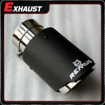 1 tk Remus &Uuml;ksik Auto Summuti Otsik H&otilde;bedane Roostevaba Teras Matt S&uuml;sinikkiud Summutis&uuml;steemi Toru Summuti Otsik Tiiva Spoilerid ID 57MM-OD 101MM