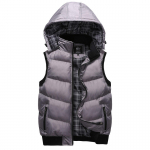 5XL Talvevest Meeste Jakk Varrukateta Vabaaja Vest Mantel Slim Fit Paari Vestid Mees JK S&uuml;gis XXL hall