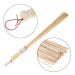 Bamboo Natural Pat Fitness Pulgad Kvaliteetsed puidust k&auml;epidemed kehamassaažiks 1