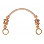 Puidust helmeste k&ouml;is kotirihma k&auml;epidemega &otilde;larihm k&auml;ekoti DIY asendamiseks