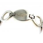 Les Tr&eacute;sors De Lily [E0956] - Bracelet Homme 'Peaceful' Acier h&otilde;be