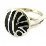 Bague Argent 'Estampe' Onyx 52 must