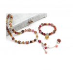 Les Tr&eacute;sors De Lily [K2871] &ndash; disainerkomplekt  Mineralia  mitmev&auml;rviline jade pruun