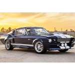 5D Teemantmaaling Sportauto Teemanttikandid Rhinestones Superkangelaste Auto 20X30CM