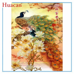 Huacani 5D Teemantmaaling Paabulind Kodukaunistus Teemanttikandid T&auml;is&uuml;mmargune kivist pilt Ristpistes Mosaiik Loomakunst Full round 25*30 cm
