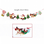 Kodukaunistused J&otilde;uluk&auml;sit&ouml;&ouml; Garland B&auml;nner Uusaastapidu J&otilde;ulukaunistus J&otilde;uluvana &otilde;nnelik 4