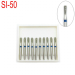 10 tk/karp hambaravi teemantpuur puur suure kiirusega k&auml;siinstrumendile, keskmine FG 1,6M hambaarsti poleerimist&ouml;&ouml;riist SI-50
