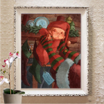 5D DIY Teemantmaal Ristpistes T&auml;isteemanttikandid Mosaiik Pilt Rhinestone n&auml;put&ouml;&ouml; Dekoor Kingitus Full Round 20X30CM