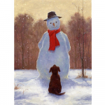 5d teemantmaaling t&auml;ispuur maastik tikandid kodukaunistus mosaiik lumememm k&auml;sit&ouml;&ouml;na tehtud kingitus 20X30CM punane