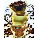 5D DIY Teemantmaali Kohv T&auml;isruudukujuline &uuml;mmargune teemanttikandid Tass Rhinestones Teemantmosaiik Kodukaunistus Full Round 20X30CM roosa punane v&auml;rv