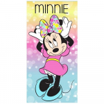Minnie 100% puuvillane vannilina - Minnie puuvillane k&auml;ter&auml;tik 70x140 Heleroosa