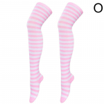 Triibulised reied &uuml;le p&otilde;lve K&otilde;rged sokid naistele Pikad sukad Armsad Kawaii puuvillased kootud k&otilde;rged s&auml;&auml;resoojendajad sokid