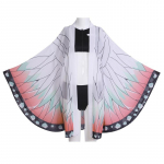 Uus Demon Slayer Cosplay Kimetsu No Yaiba Kamado Tanjirou Cosplay kaheosaline V-kaelusega ujumiskost&uuml;&uuml;m l&auml;bipaistva kimonokardiganiga S