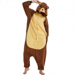 Talvine t&auml;iskasvanud loom Mike Duck Onesies hai kass rebane pidžaama ahv Multikas kost&uuml;&uuml;mid kost&uuml;&uuml;mid j&otilde;ulukapuutsiga S