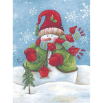 DIY 5D teemantmaaling J&otilde;uluvana talvel Teemantmosaiik Ristpistekomplektid Kodukaunistus T&auml;is&uuml;mmargune teemanttikandid Round 20x30cm