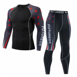 2tk Spordi&uuml;likond Meeste pikkade varrukatega Fitness T-s&auml;rk Kiiresti kuivav elastne PRO &uuml;likond Suurus S-XXXL S