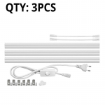 K&ouml;&ouml;givalgustid T5 6W 10W toruriba lamp 2835 SMD ledid 85-265V led lamp Kaunistus magamistuba Nuppl&uuml;liti valgusti EL pistikuga 57CM 3PCS