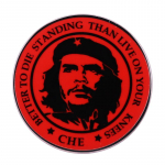 Kuuba revolutsiooni gerilja sotsialistlik kommunist Che Guevara pross, punane n&ouml;&ouml;pm&auml;rk, k&otilde;va emailn&otilde;el 1pcs
