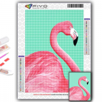 5D DIY Teemantmaal Ristpistes Loom Flamingo Teemanttikandid Mosaiik Seinakunst Kodukaunistus Full Round 20X30CM