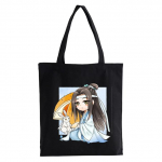 Anime Mo Dao Zu Shi Print l&otilde;uendist kott Harajuku Casual Naine T&uuml;drukute Tote Eco Shopper &Otilde;lakotid Hipster Cartoon &Otilde;lakott 24*26cm