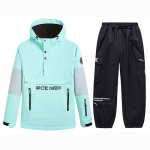 Uus Skiwear kapuuts Meeste ja naiste lumelaua suusakapuuts Tuulekindel soe suusajope p&uuml;kste komplekt M