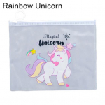 L&auml;bipaistev pliiats Lovely Heart Cloud Unicorn Ring kott meigipliiatsi faili s&auml;ilituskott Rainbow Unicorn*