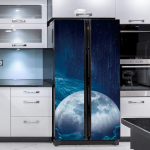 Vintage Art Vanalinna K&uuml;lmkapi kleebised Lillev&auml;li Tiiger K&uuml;lmkapi kleebis Isekleepuv tapeet Looduslik Uksekaane Kiledekoor 40x120cm(not cut)