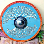 Keskaegne viikingikilp, puidust kilp, kilp, Valhalla rongakilp, viikingi koopia kilp, keskaegne s&otilde;dalase kilp