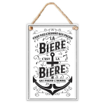 Les Tr&eacute;sors De Lily [R6150] - Metallist tahvel  See ei ole mees, kes v&otilde;tab &otilde;lle - see on &otilde;lu, kes v&otilde;tab mehe  valge - 30x20 cm valge